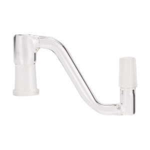 14mm female to 14mm male side step glass adapter