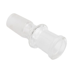 18mm female to 18mm male glass adapter