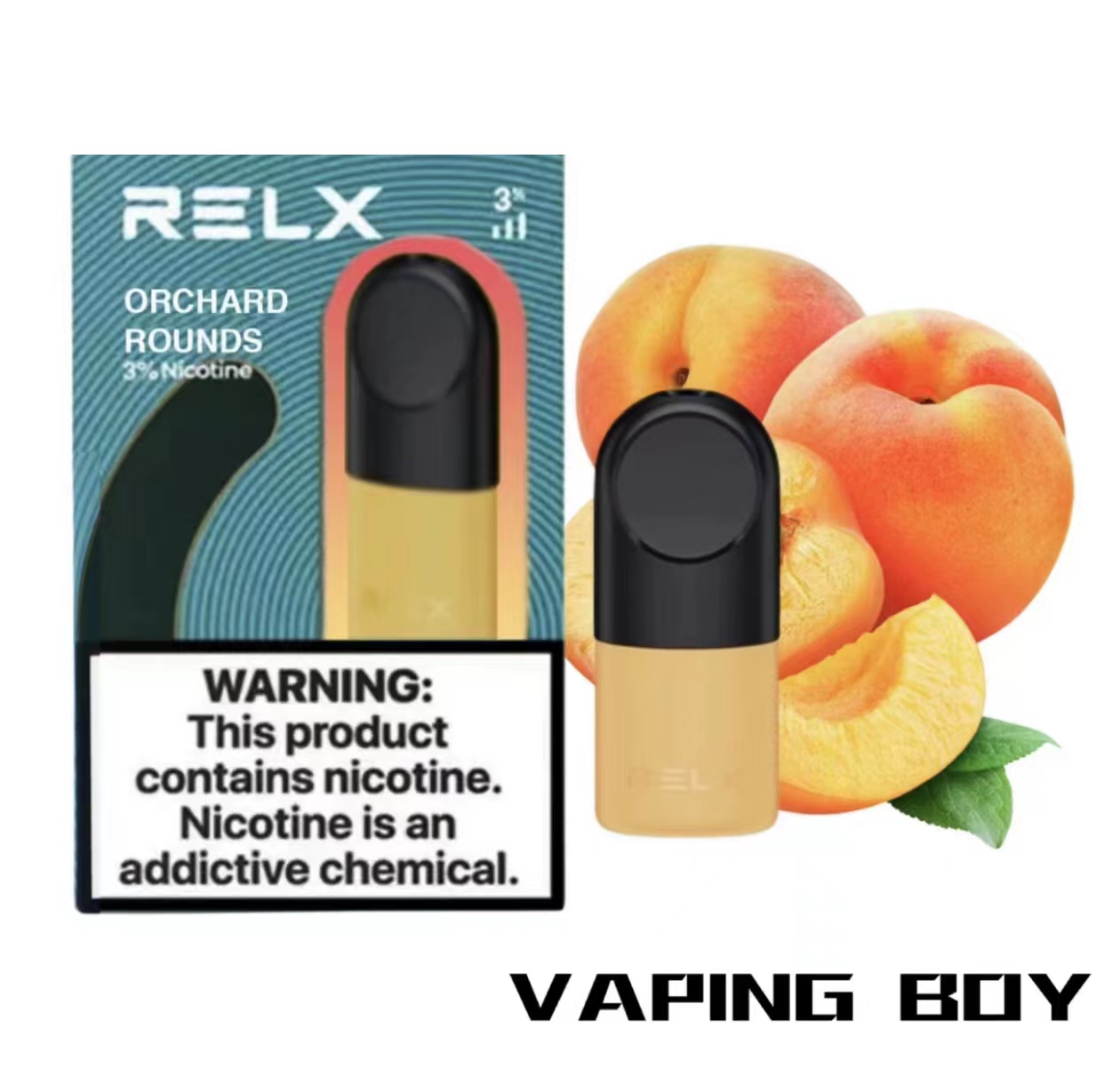 relx infinity pod fresh peach (orchard rounds) relx infinity pod fresh peach (orchard rounds)