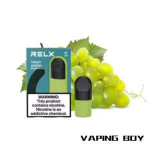 relx infinity pod tangy green（grape apple）