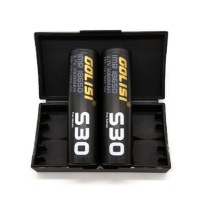 golisi s35 21700 3750mah 40a max batteries with case (2pcs/pack)