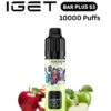 IGET BAR PLUS KIT S3 – DOUBLE APPLE – 10 000 PUFFS import placeholder for 14138