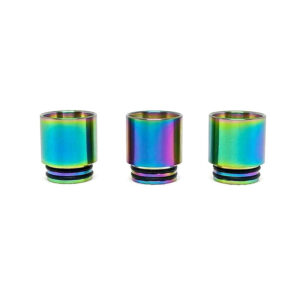 as806 stainless steel rainbow 810 drip tip mouthpiece 1pc pack