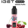 IGET BAR PLUS KIT S3 – CHERRY POMEGRANATE – 10 000 PUFFS import placeholder for 14148