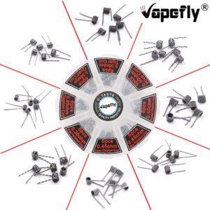 vapefly 8 in 1 wire kit 48pcs pre built coils