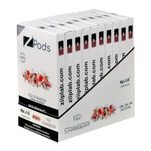 ziip iced strawberry 4 pods