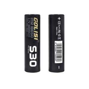 golisi s30 18650 3000mah 35a max batteries with case (2pcs/pack)