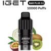 IGET BAR PLUS S3 POD ONLY – PASSION FRUIT KIWI GUAVA – 10.000 PUFFS import placeholder for 38731