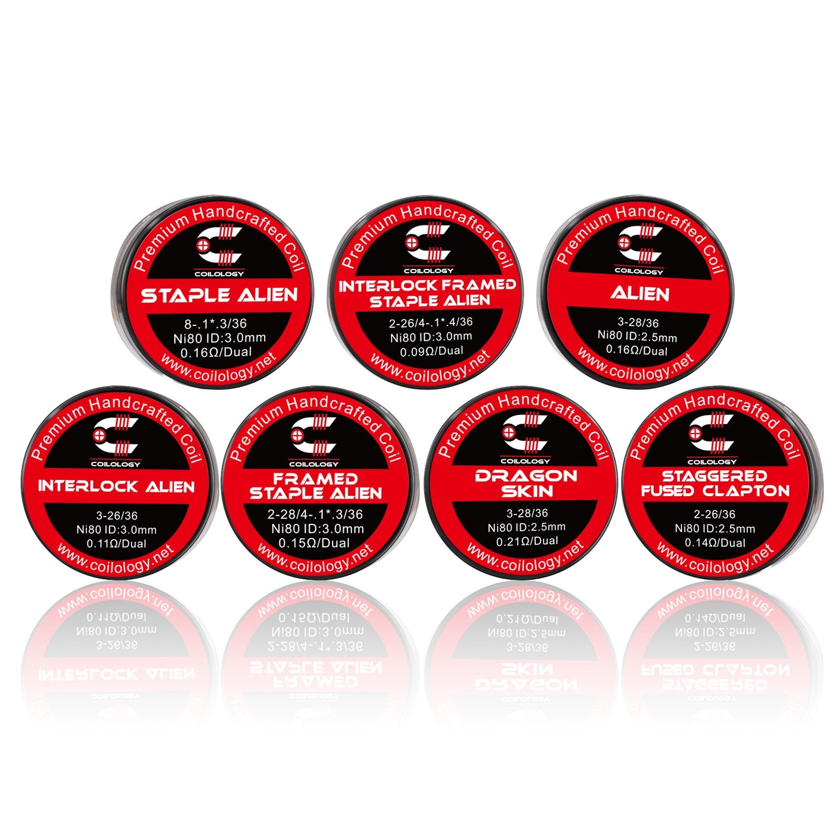 coilology handmade coils 2 piece pack coilology handmade coils 2 piece pack