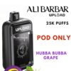 ALIBARBAR UPLOAD POD ONLY – HUBBA BUBBA GRAPE – 25000 PUFFS import placeholder for 9276