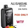 ALIBARBAR UPLOAD POD ONLY – WTF – 25000 PUFFS import placeholder for 9294