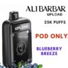 ALIBARBAR UPLOAD POD ONLY – BLUEBERRY BREEZE– 25000 PUFFS import placeholder for 9720