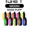 BULK 10 PCS – IGET MOON 5000 PUFFS – CAN MIX FLAVOURS import placeholder for 8438