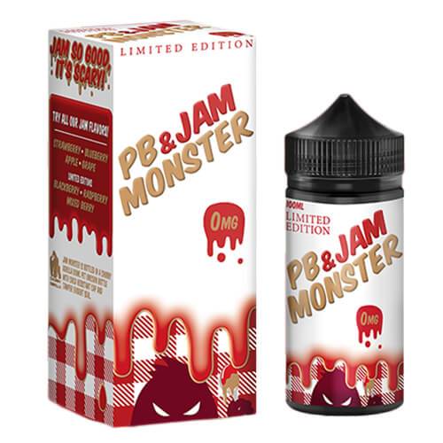 monster vape labs | pb & jam | strawberry 100ml monster vape labs | pb & jam | strawberry 100ml