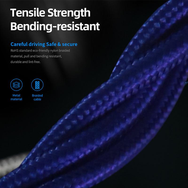 kumiho k1 3 in 1 magnetic 3a braided fast charge sync cable lightning, mirco usb, usb type c kumiho k1 3 in 1 magnetic 3a braided fast charge sync cable lightning, mirco usb, usb type c