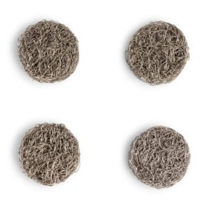 solid concentrate pad set for dosing capsules