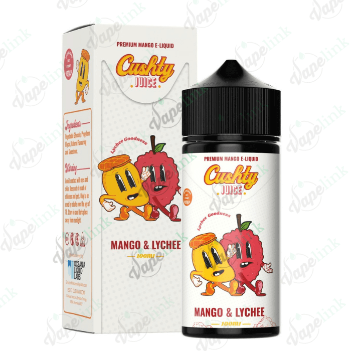 cushty juice mango and lychee 100ml cushty juice mango and lychee 100ml