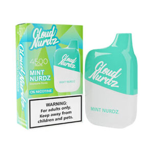 cloud nurdz 4500 puff 0mg disposable vape