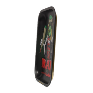raw metal rolling tray cone monster medium 17.5 x 27.5cm
