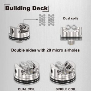 thc tauren 24mm rda made by thunderhead creations