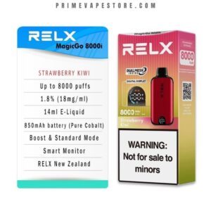 relx magicgo 8000 puffs strawberry kiwi