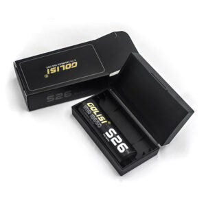 golisi s26 18650 2600mah 35a max batteries with case (2pcs/pack)