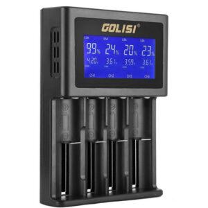 golisi s4 smart charger with lcd screen (4 bay)