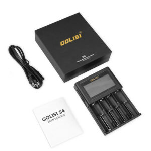 golisi s4 smart charger with lcd screen (4 bay)