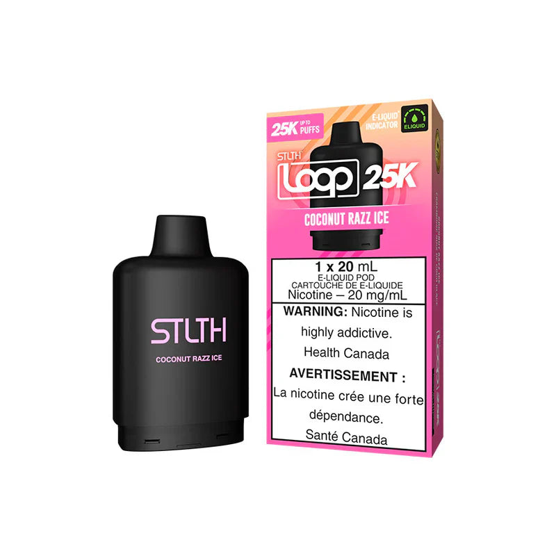 stlth loop 25k replacement pod 20ml 25000 puff stlth loop 25k replacement pod 20ml 25000 puff