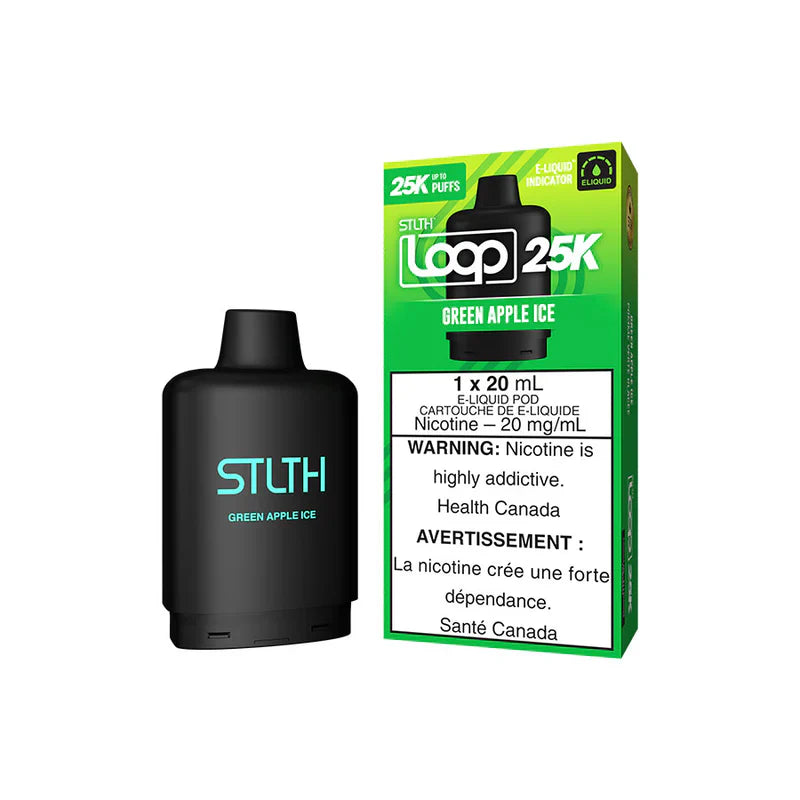 stlth loop 25k replacement pod 20ml 25000 puff stlth loop 25k replacement pod 20ml 25000 puff