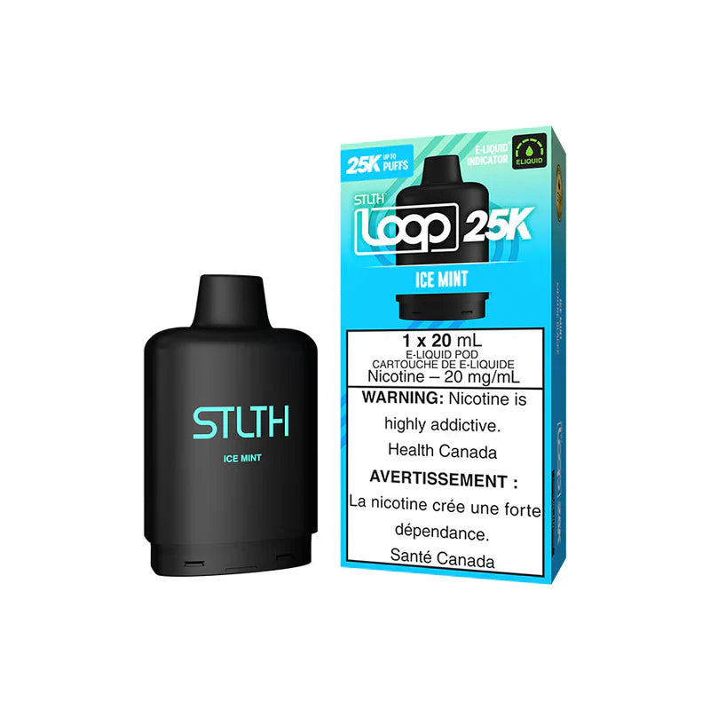 stlth loop 25k replacement pod 20ml 25000 puff stlth loop 25k replacement pod 20ml 25000 puff