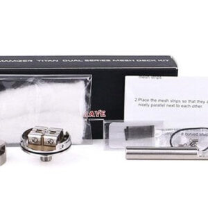 steam crave aromamizer titan rdta/ titan v2 rdta dual mesh deck