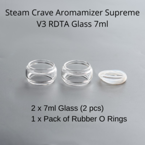 steam crave aromamizer supreme v3 rdta glass options