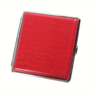 textured leatherette cigarette case