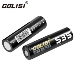 golisi s35 21700 3750mah 40a max batteries with case (2pcs/pack)