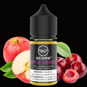 apple cherry salt by gcore e liquid 30ml
