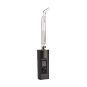 bent bubbler mouthpiece for arizer solo 2, solo 2 max & solo 3 vaporizer