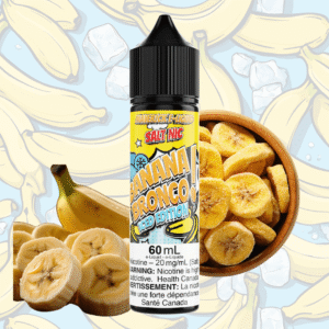 banana bronco iced salt by maverick e liquid