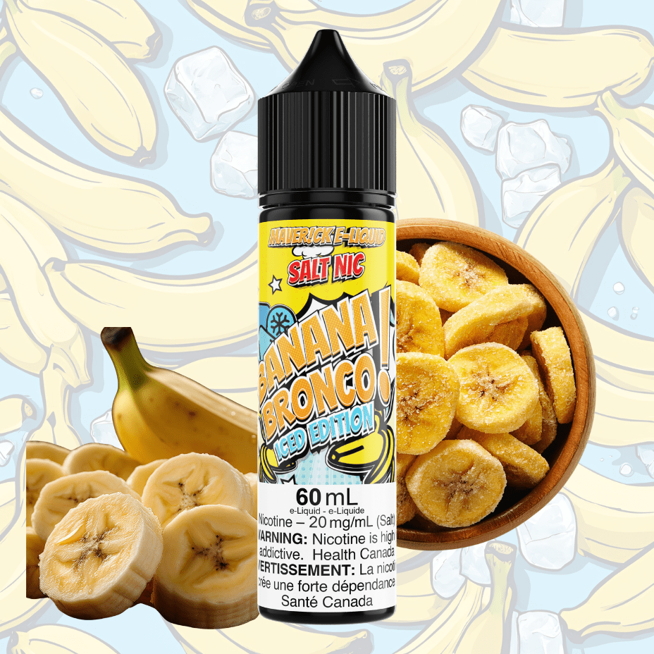 banana bronco iced salt by maverick e liquid banana bronco iced salt by maverick e liquid