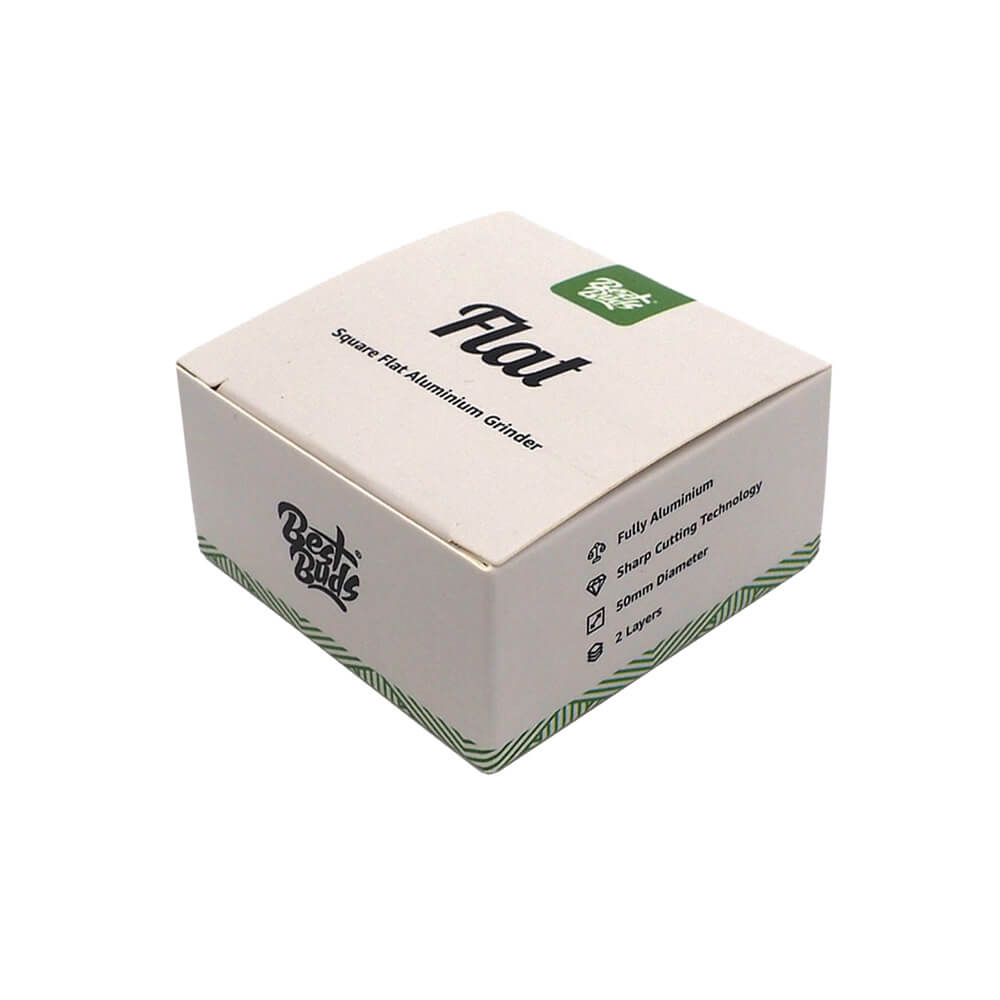 best buds flat square aluminium grinder 2 parts (50mm) best buds flat square aluminium grinder 2 parts (50mm)