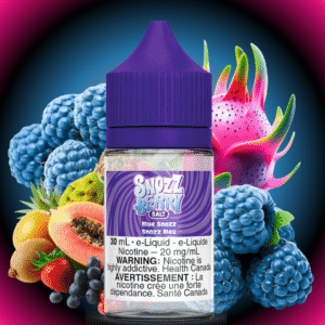 blue snozz salt by snozzberry e liquid