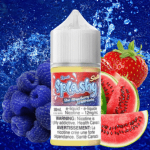 blue strawberry watermelon salts by splashy e liquid