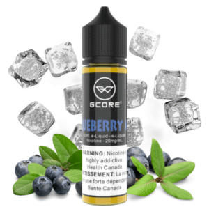blueberry ice salt by gcore e liquid 60ml