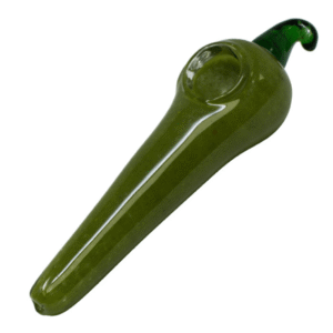 cannatonik chili pepper glass hand pipe 5"