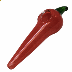 cannatonik chili pepper glass hand pipe 5"