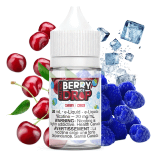 cherry ice salt by berry drop e liquid