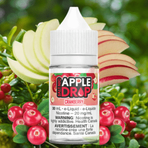 cranberry salt by apple drop e liquid