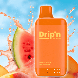 drip'n by envi 16k disposable vape mango peach watermelon