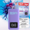 Drip'n by Envi 70K Disposable Vape - Blue Razz import placeholder for 7831532601407