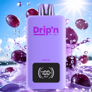 drip'n by envi 70k disposable vape grape ice